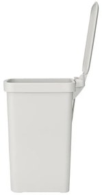 Coș cu pedală Brabantia StepUp 1008480, 16 L, Materiale ecologice, Deschidere mare, Gri deschis
