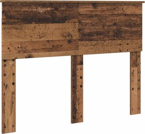 vidaXL Tăblie cap Lemn Vechi 120 cm Lemn compozit