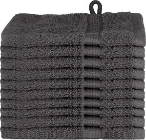 vidaXL Prosop pentru musafiri SOLUND 10 pcs Antracit 15 x 21 cm