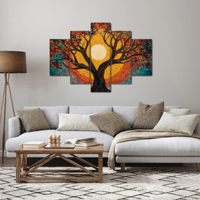 Tablou - Soarele în coroana arborelui vieții (150x105 cm)