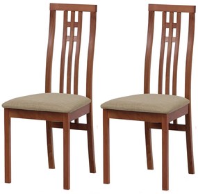 Set de scaune de sufragerie BC-2482, cireș, 2 buc