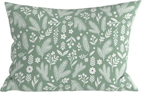 Fața de pernă din polibumbac ARBORA 70x90 cm, verde