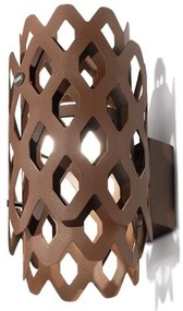 Aplica de perete LED exterior, IP65, CHARLOTTE Corten