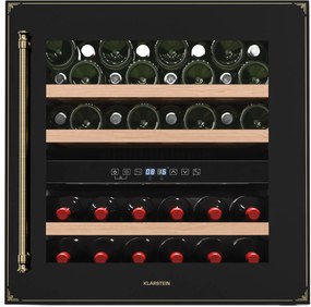 Klarstein Răcitor de vin Vinsider Victoria 36, 36 sticle, tactil, protecție UV, LED, silențios, 3 rafturi