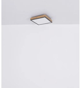 Plafoniera LED cu aspect lemn design slim DORO 12W