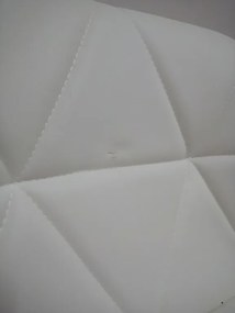 OFERTA Scaun alb de birou AVOLA din piele ecologica II. calitate