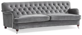 Canapea Bloomington A115Numărul de locuri: 3, 210x98x78cm, 76 kg, Tapiterie, Picioare: Metal, Lemn, Role