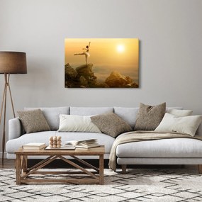 Tablou - Balerină pe stâncă (90x60 cm)