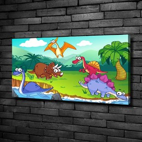 Tablou pe pânză canvas Dinozauri