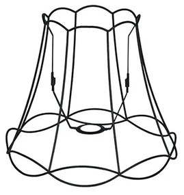 Abajur metalic negru 35/29 - Granny Frame
