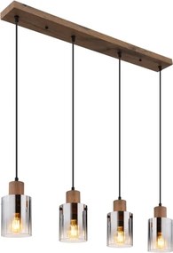 Globo 15915-4H - Lustră pe cablu UNDERWOOD 4xE27/40W/230V