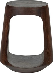 Măsuță auxiliară rotundă din lemn de mango ø 33 cm Bayo – WOOOD