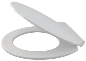 Capac WC Slim, SoftClose, Antibacterian, alb 457x378x18 mm, Ovala