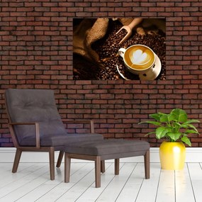 Tablou - O ceașcă de cafea (90x60 cm)