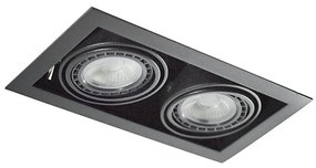 Azzardo AZ2875 - Plafonieră NOVA 2xGU10-ES111/50W/230V