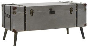vidaXL Masă de cafea, MDF și aluminiu, 102x51x47,5 cm