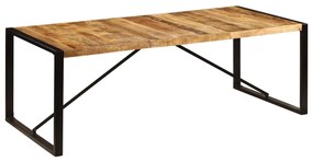 vidaXL Masă de bucătărie, 220 x 100 x 75 cm, lemn masiv de mango
