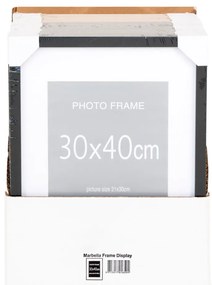 Set rame foto Marbella, 7 negre și 8 naturale 30X40 cm