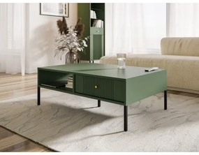 Masă de cafea LUE verde/negru