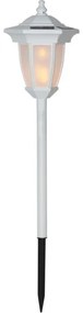 Corp de iluminat solar de exterior cu LED Star Trading Flame, alb