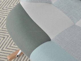 Fotoliu Sibyla (patchwork + fag alb). 1110390