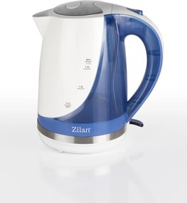 Cana electrica ZILAN ZLN1303,Albastru Capacitate 1.7L, 1850-2200W, Baza rotativa,