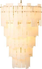 Candelabru design elegant LUX Greyson XL, Alabaster