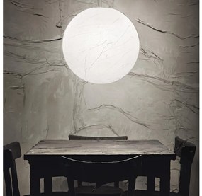 Lustră pe cablu Ideal Lux CARTA 1xE27/25W/230V d. 40 cm alb