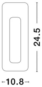 Spot LED incastrabil ideal pentru iluminat scara sau hol EURONA, 10,8x24,5cm NVL-9879391