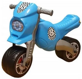 Motocicleta copii cu doua roti fara pedale Cross 8 motor, albastru