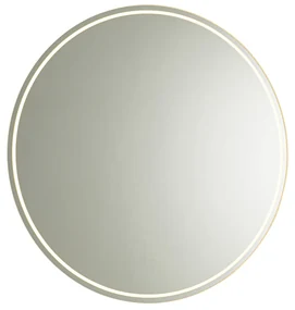 Oglinză modernă de baie 80 cm cu LED și dimmer tactil - Sebas