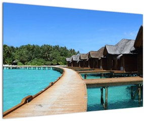 Tablou cu Maledive (90x60 cm)