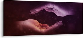 Tablou cu mâini (120x50 cm)