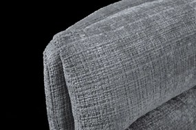 Set de 2 scaune pivotante picioare din lemn Big George gri chenille