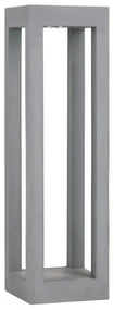 Stalp LED mic pentru exterior design modern IP65 Bev gri H-70cm
