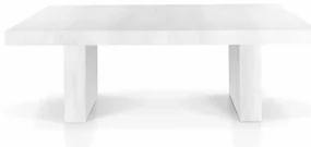 MASA EXTENSIBILA BIG FAMILY II - ALB PERIAT - 160 cm / 90 cm / h 77