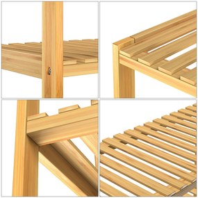 Deuba Raft din bambus - 66x58x26 cm