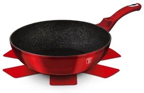 Wok Berlinger Haus Burgundy Metallic Line, 28 cm