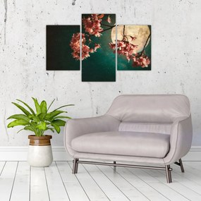 Tablou - Sakura în luna plină (90x60 cm)