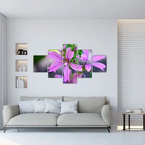 Tablou cu floarea detailat (125x70 cm), în 40 de alte dimensiuni noi