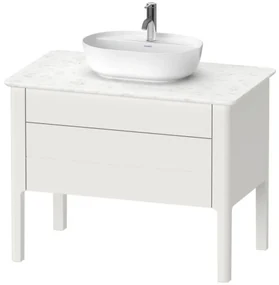 Duravit Luv dulap 93.8x57x74.3 cm sub chiuveta pe picioare alb LU956903939
