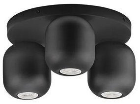 Plafoniera cu 3 spoturi metal negru MARLIN