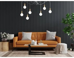 Lustră pe cablu MIROS 7xE27/60W/230V albă/aurie