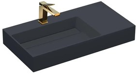 Lavoar pe blat Rea Archi compozit dreptunghiular 89.5 cm gri mat