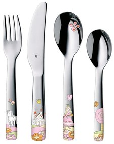 Set 4 tacâmuri din oțel inoxidabil pentru copii WMF Anneli