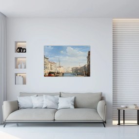 Tablou - Richard Parkes Bonington, The Grand Canal, reproducere (90x60 cm)