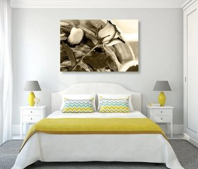 Tablou trandafir în design sepia