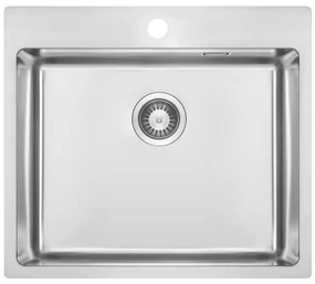Chiuvetă de bucătărie Deante ZPO_010B OLFATO 50,5x55 cm oțel periat
