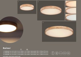 Plafoniera LED dimabila cu telecomanda design modern RAINER 41745-48 GL