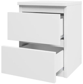 Noptieră MALWA 40x40 cm alb mat